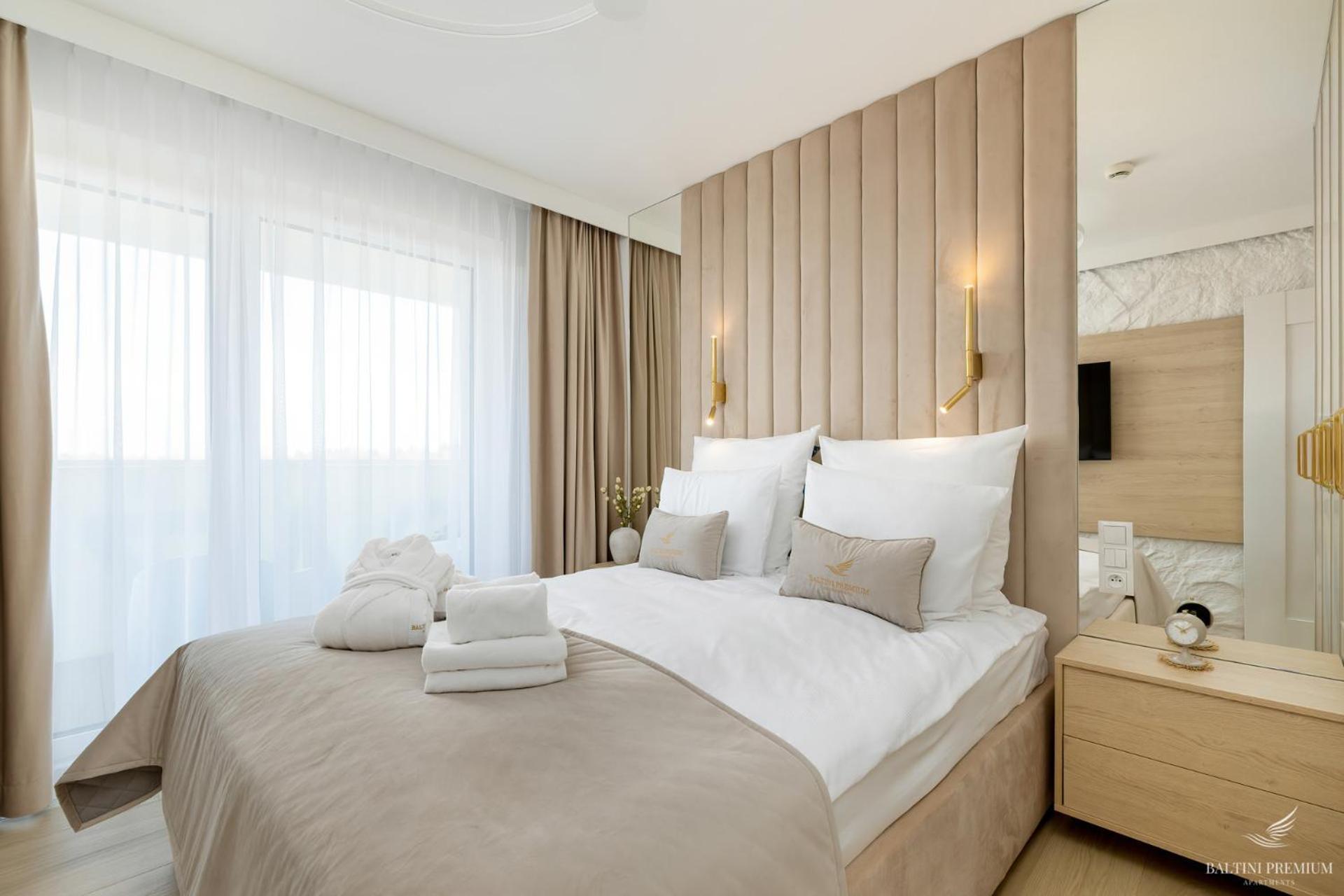 Baltini Premium Apartament Polanki Aqua 코워브제크 객실 사진